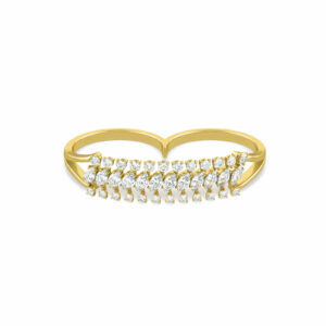 Doppel-Finger-Diamant-Ring-Ring-Ingwer-Doppel-18k-Gold