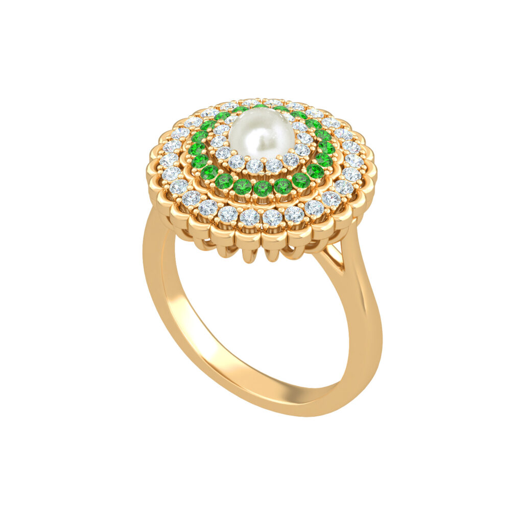 bague perle-diamant-mistinguette-18k-or