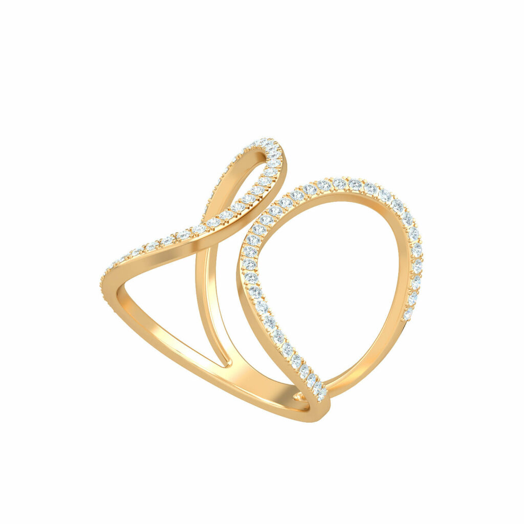 anneau moderne-diamond-anneau-aphrodite-18k-or