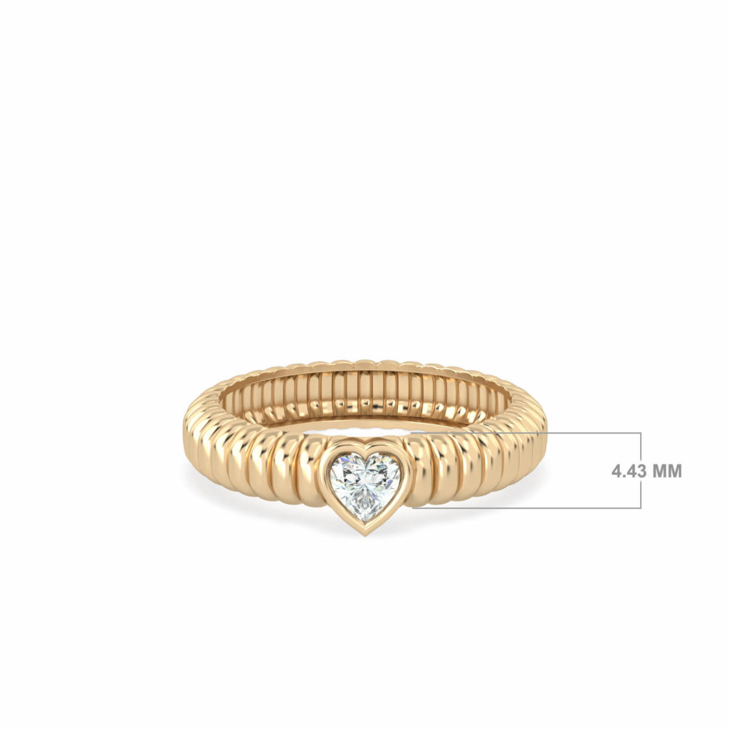 anneau-cœur en diamant-hermes-cœur-18k-or