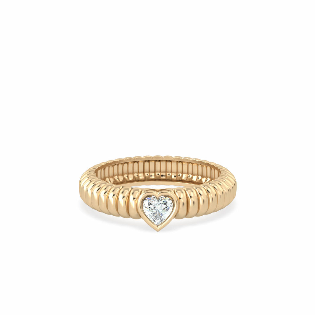 anneau-cœur en diamant-hermes-cœur-18k-or