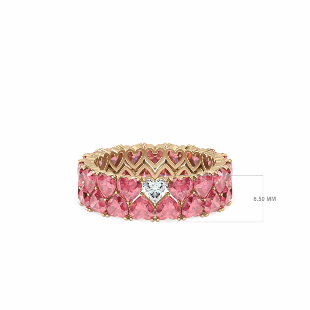 BAGUE multicolore - pierre précieuse - bague - liberté - 18k - or