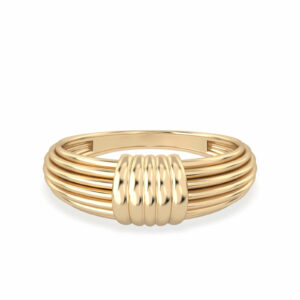 anneau d'or à motifs-bague-melissa-18k-or