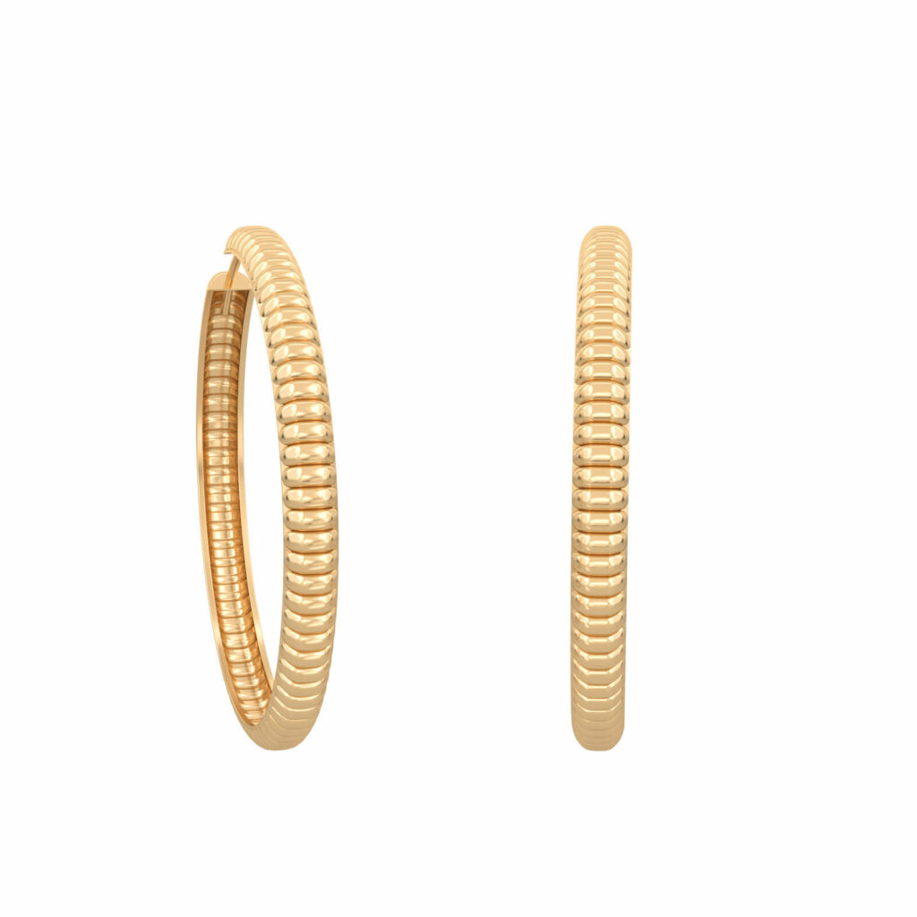 elegant-gold-hoop-earrings-tall-hermes-18k-gold