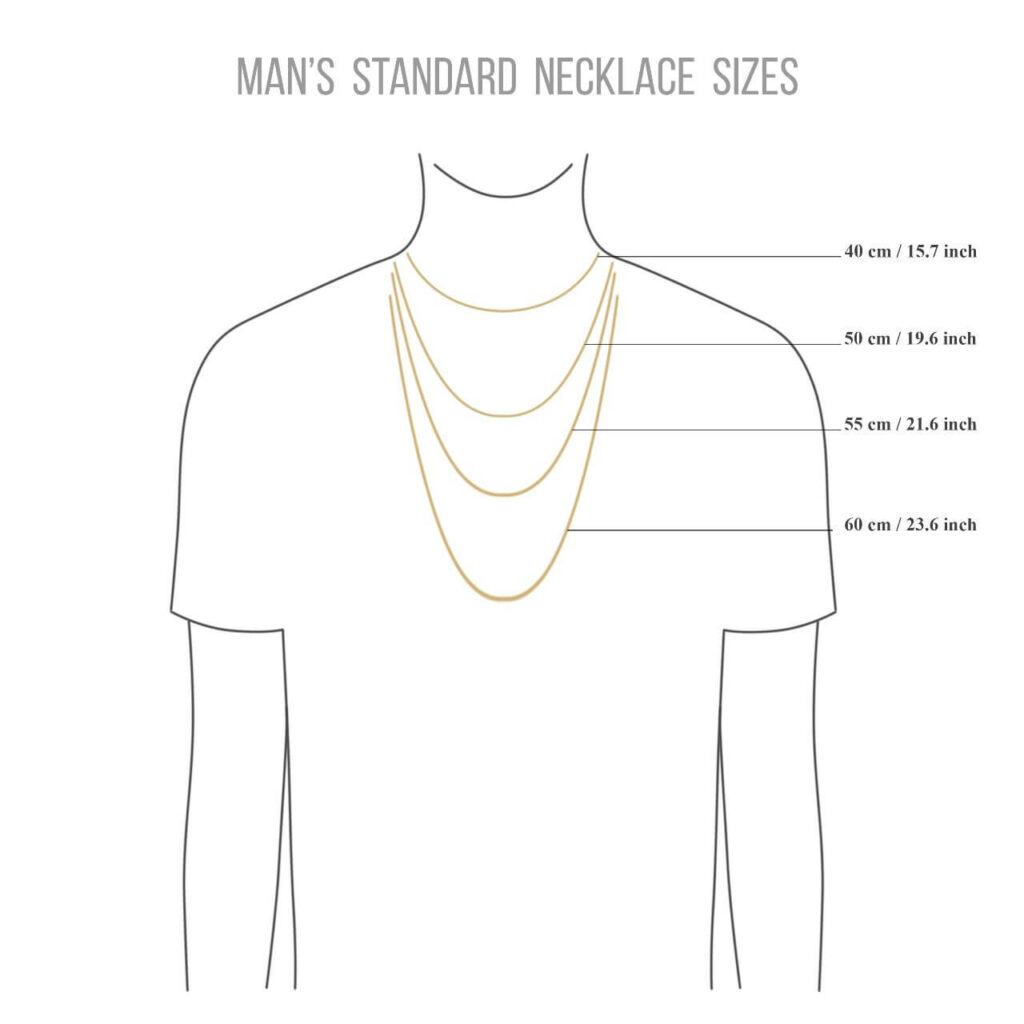 قلادة قياسية للرجال