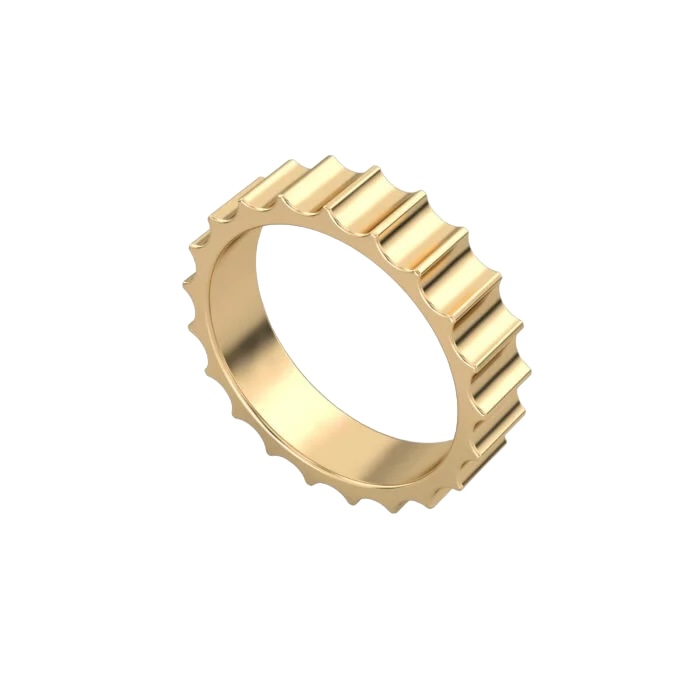 dünn gemusterte-goldene-ring-wellen-18k-gold