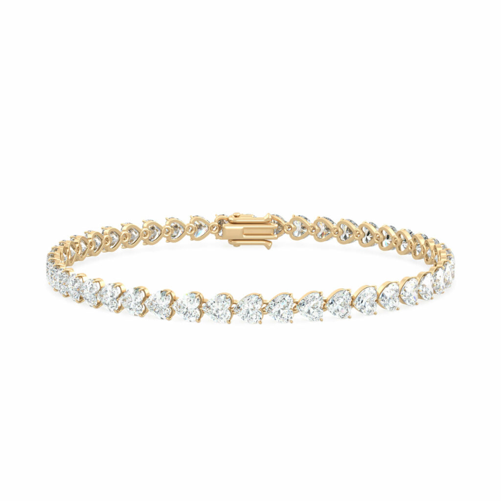 gold-statement-bracelet-tennis-hearts-18k