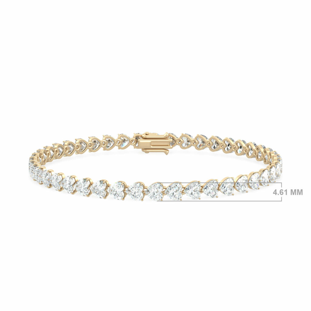 gold-statement-bracelet-tennis-hearts-18k