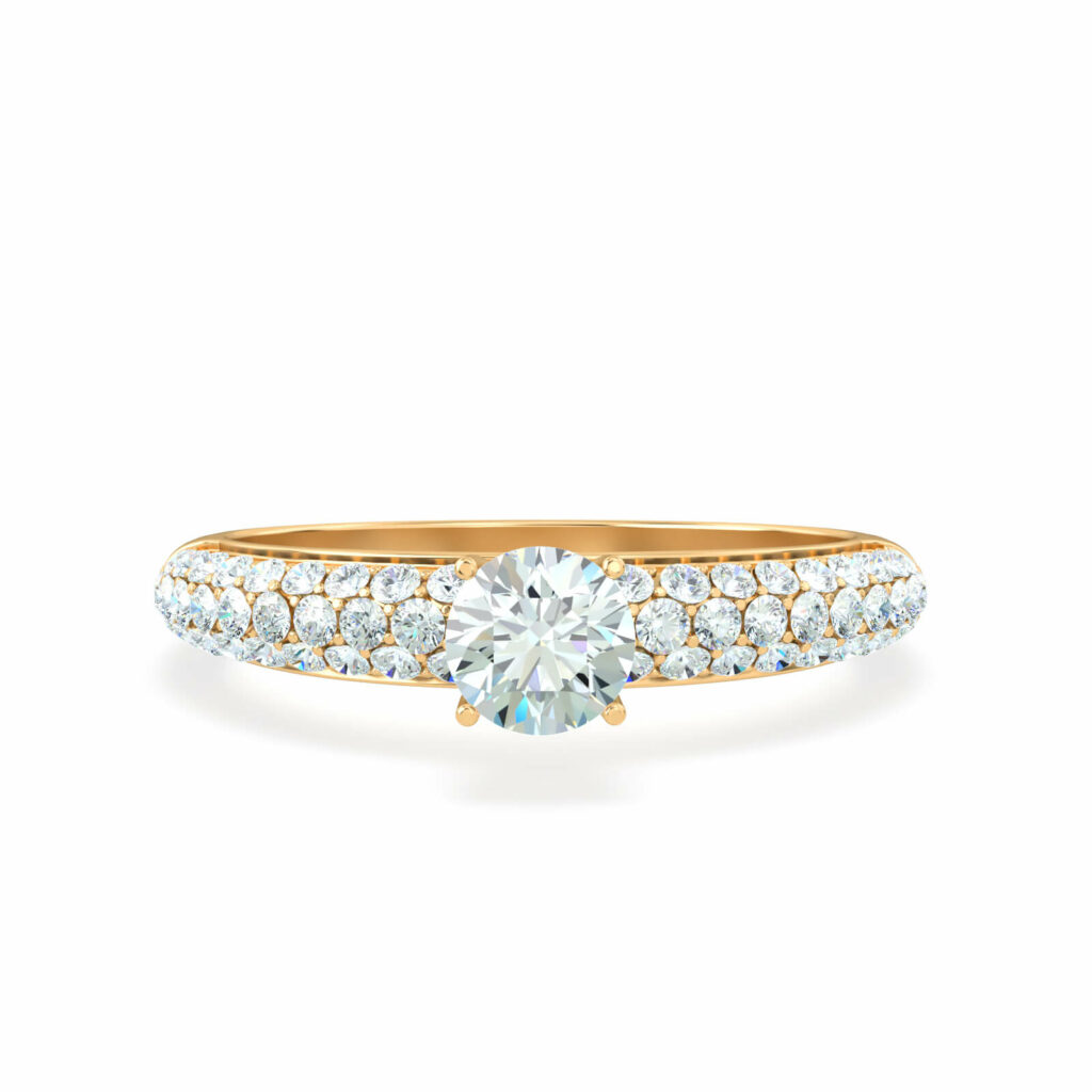 solitaire-anneau-rond-diamant-anneau-premium-18k-or