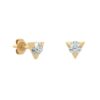 Minimalist-Diamant-Ohrringe-Dreieck-Solitaire-Ohrringe-18k-Gold