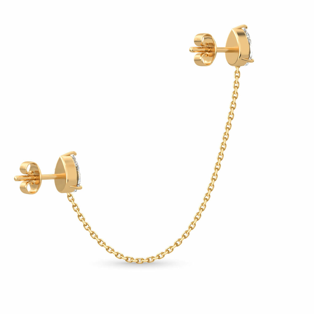 pear-diamond-chain-earrings-18k-gold