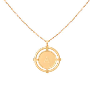 collier lettres-or-médaille-gravé-18k-or