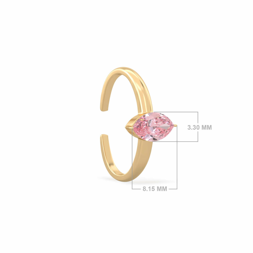 gold-marquise-diamond-earring-18k-gold