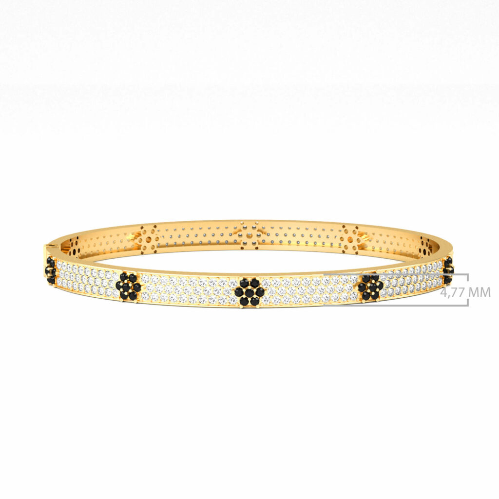 white-diamond-flower-bangle-joyful-18k-gold