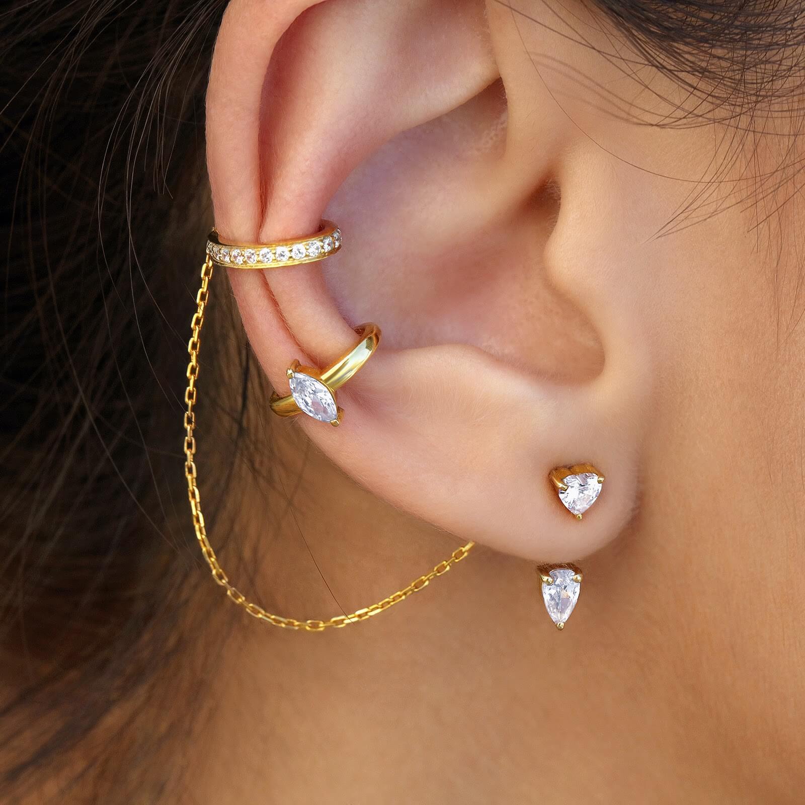 Trilliant Earrings | Aquae Jewels