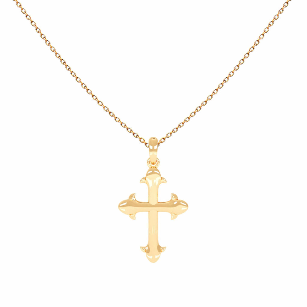 Gold-Kreuz-Halskette-orthodox-18k-gold