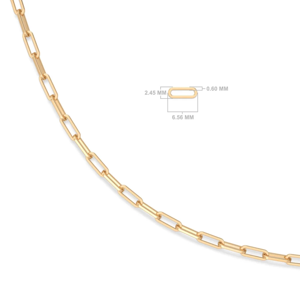 Classic Gold Necklace – Alford Chain Necklace in 18k Gold