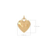 Pendentif Coeur Y TAILLE