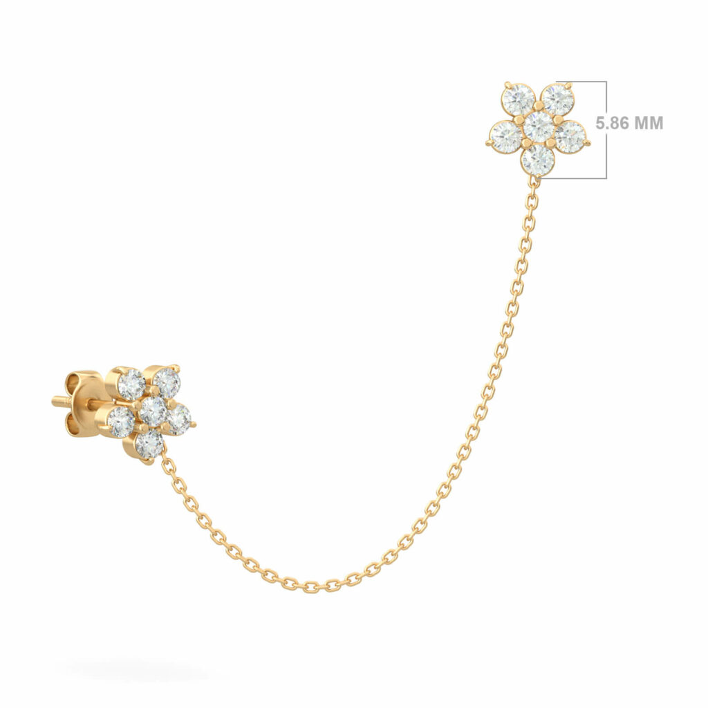 fairy-flower-earrings-double-rope-18k