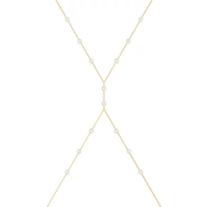 Mini Pearls Body Chain - Yellow gold - Aquae Jewels - Exquisite Jewelry in 18k Gold & Diamonds | Dubai