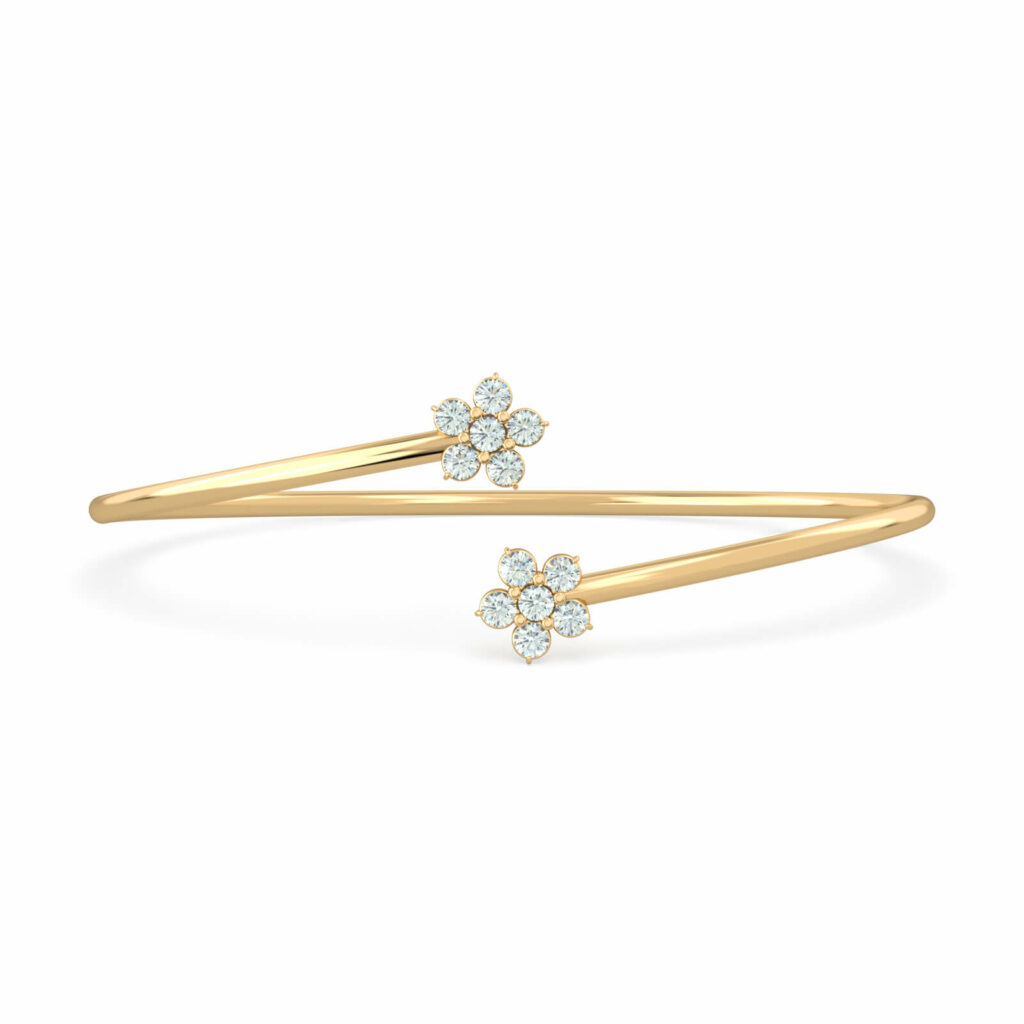 diamond-floral-bangle-twisted-fairy-flower-18k-gold