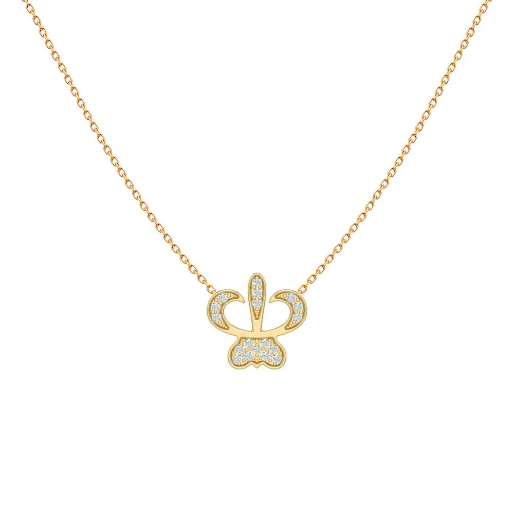 Baby necklace crown Y