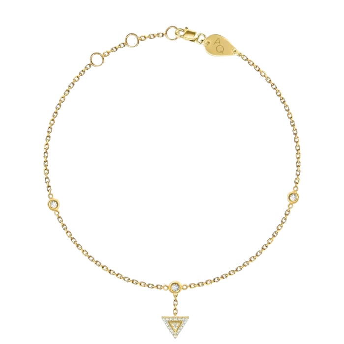 Hanging Triangle Anklet-Y