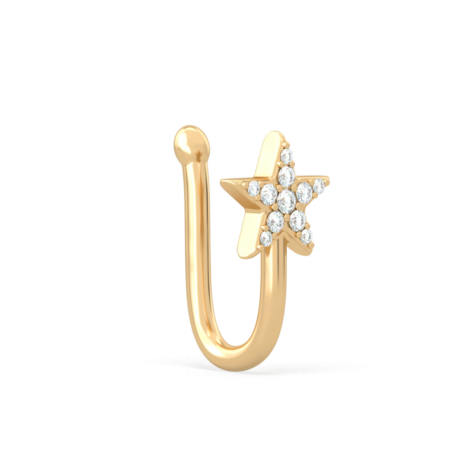 Nose ring 18k on sale gold