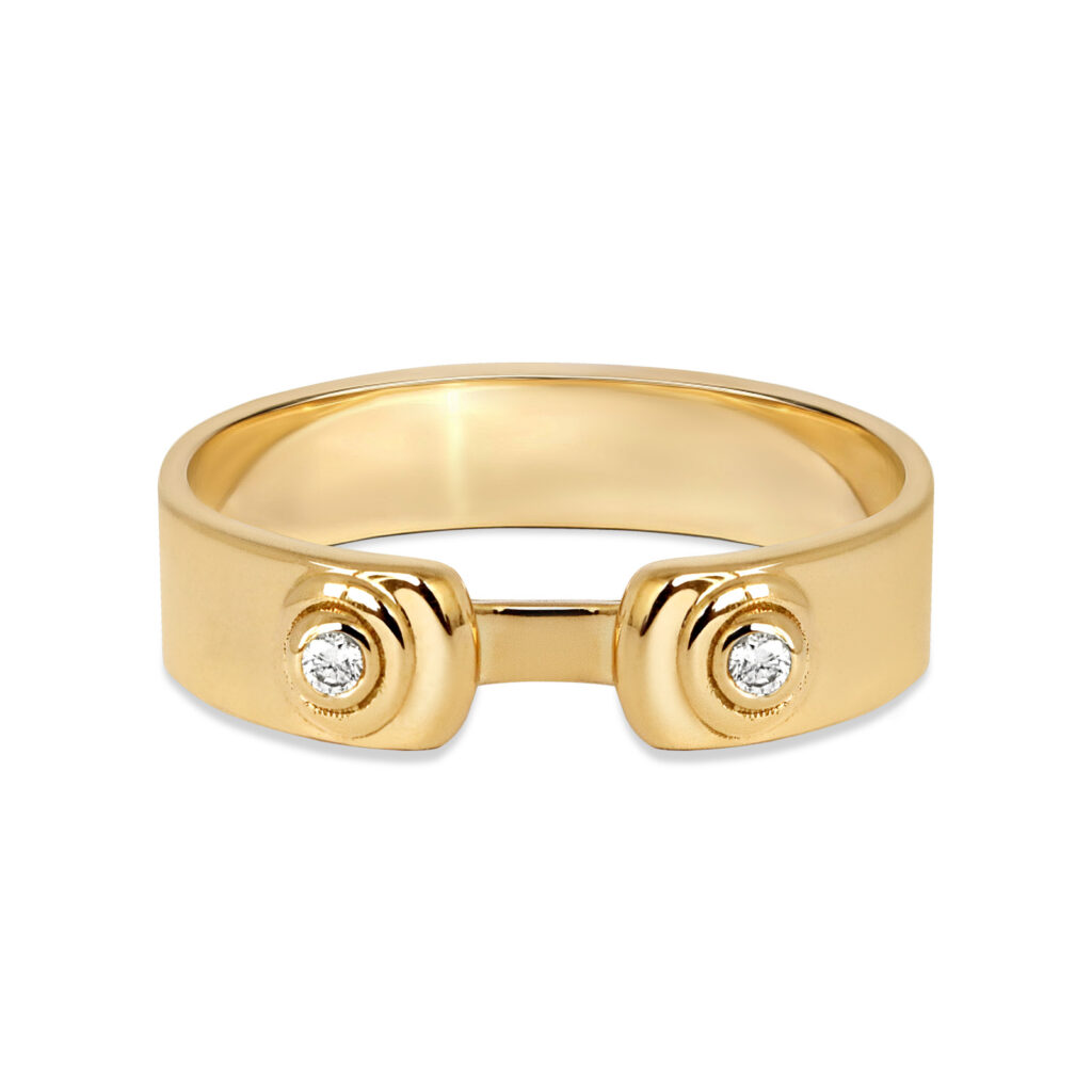 diamant rond-ring-clou-18k-or