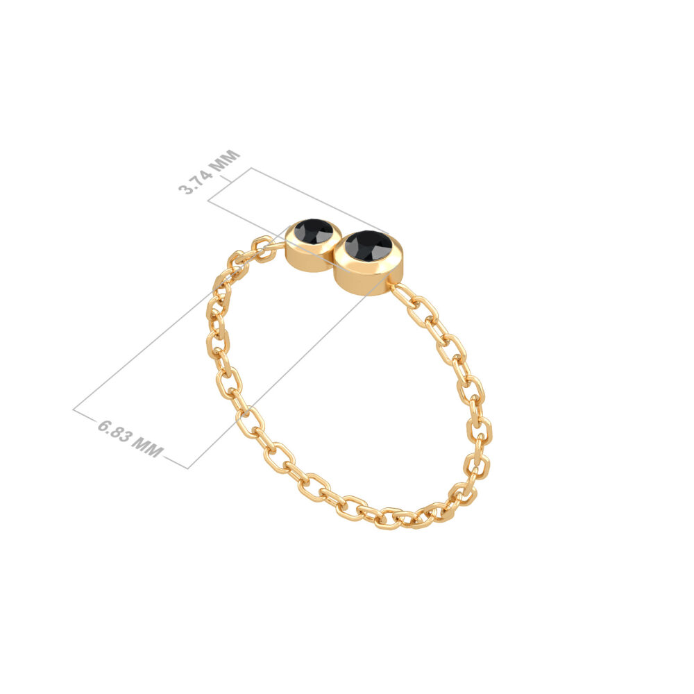 black-diamond-ring-duo-chain-18k-gold