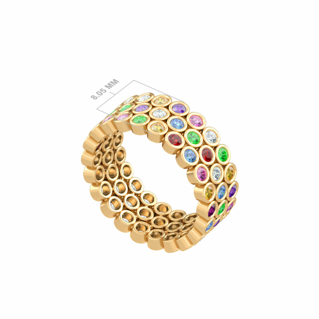 multipietra-anello-gloria-18k-oro