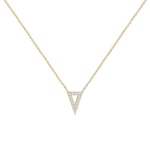 Diamant-Dreieck-Halskette-Extrem-18k-Gold