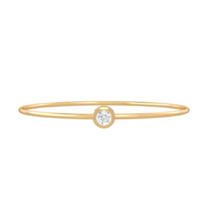 Solitario-bracciale d'oro-diamante