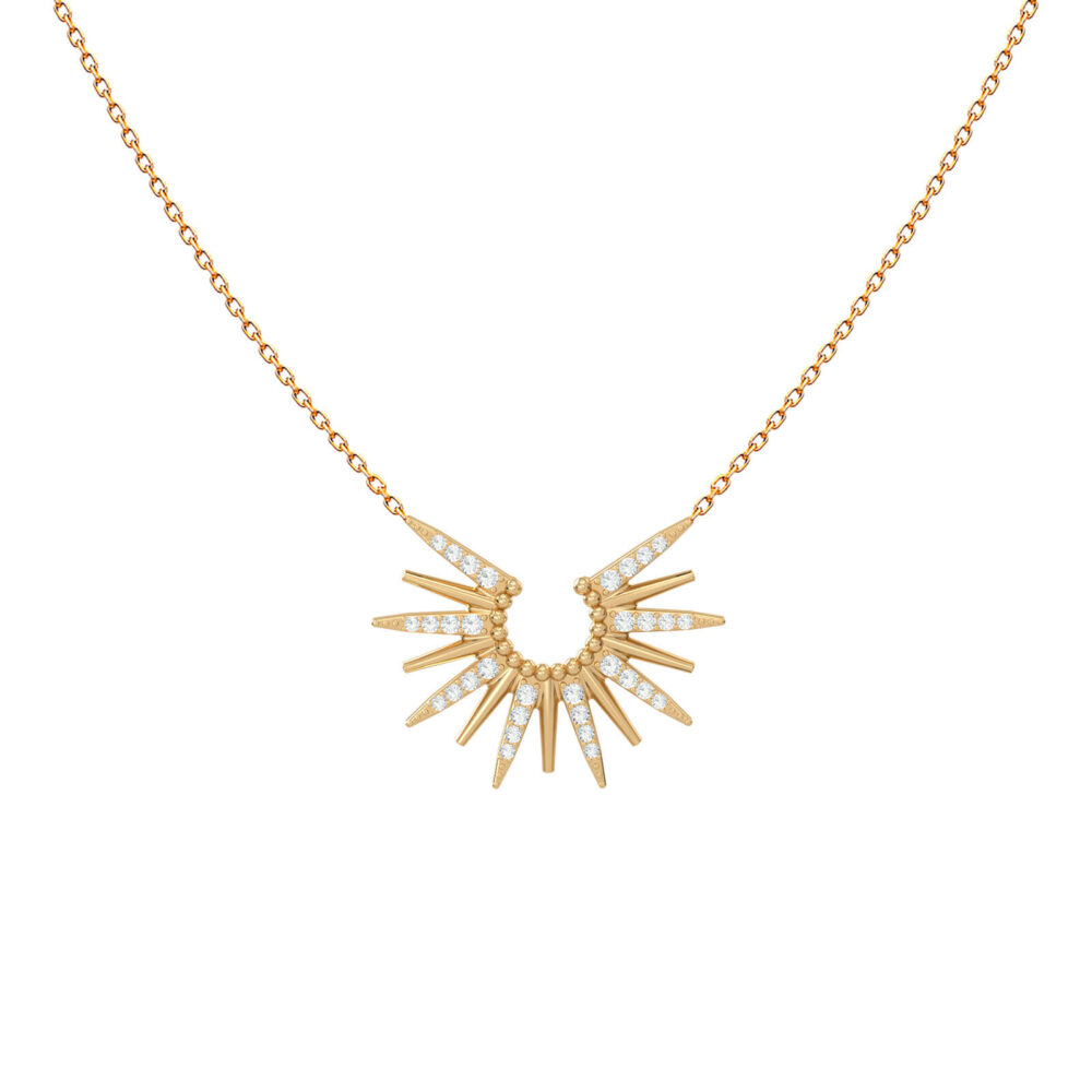 collier soleil-diamant-helios-18k-or