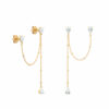 Boucles d'oreilles or-perles-pendentifs-perles-18k-or