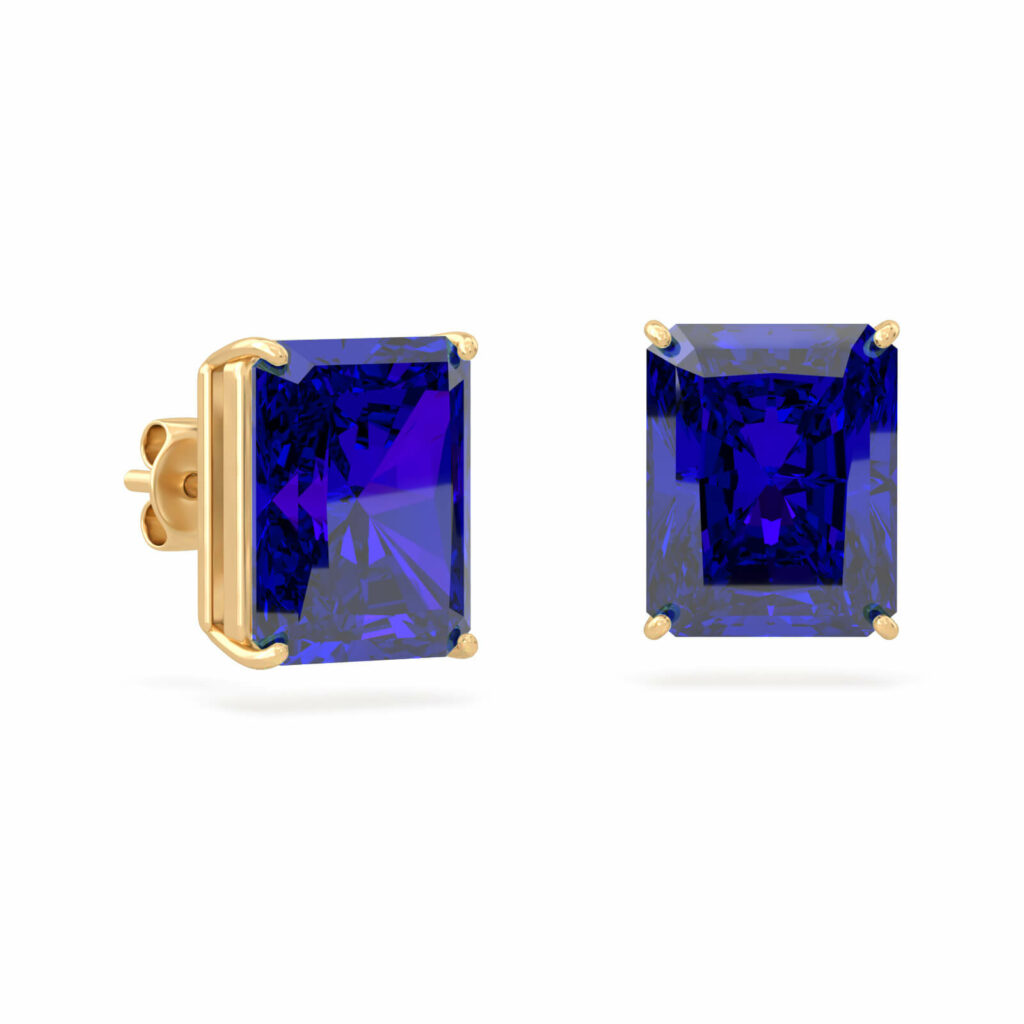 Boucles d'oreilles Stud Chloe BLUE SAPPHIRE Y