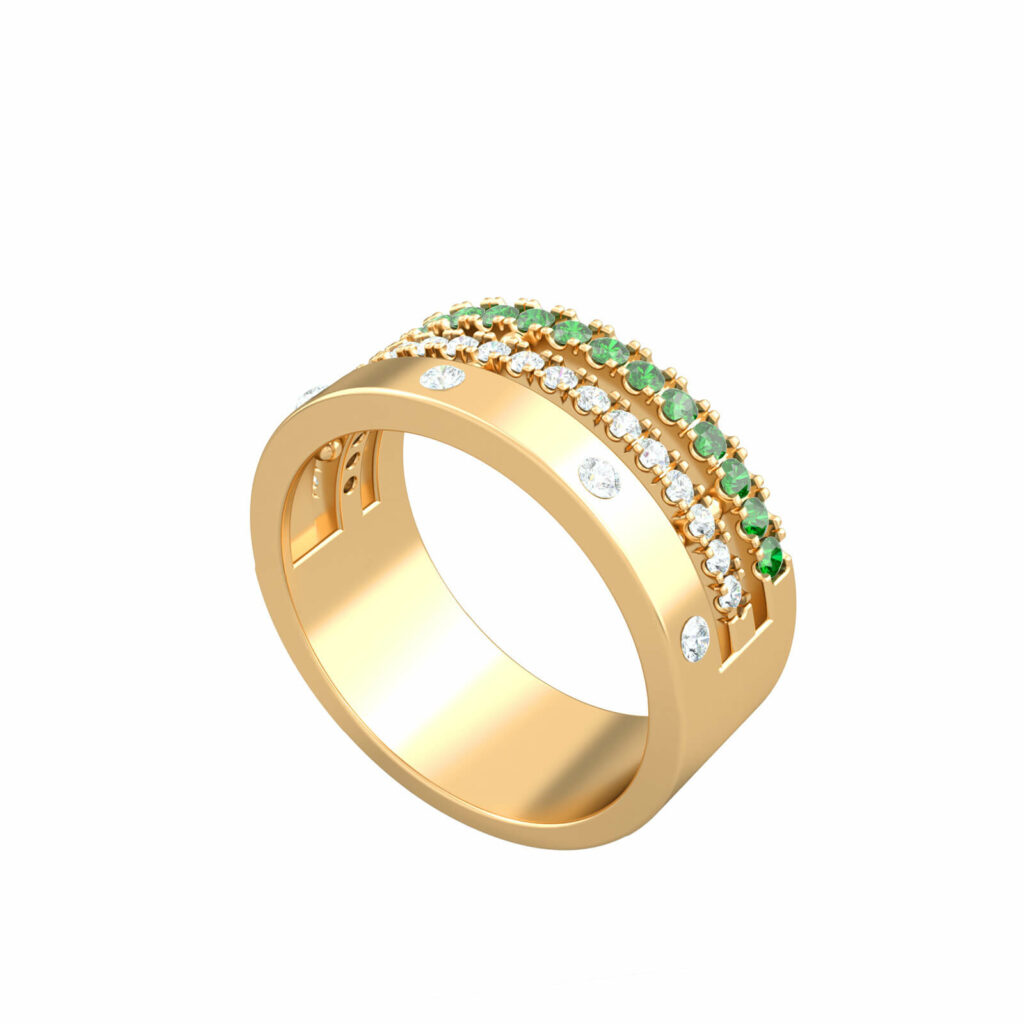 gold-ringe-mit-edelsteinen-reich-bold-rauchig-18k-gold