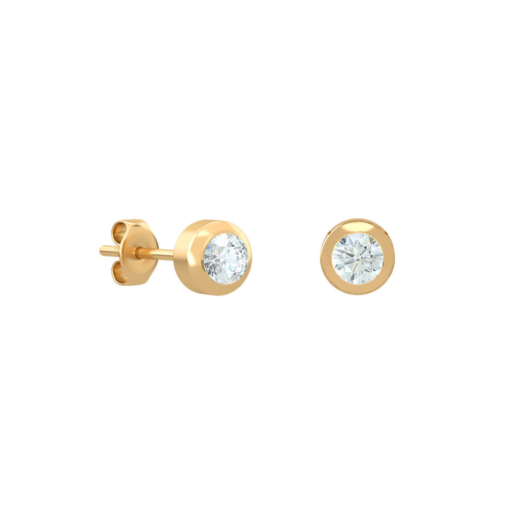 minimalist-diamond-stud-earrings-solitaire-18k-gold