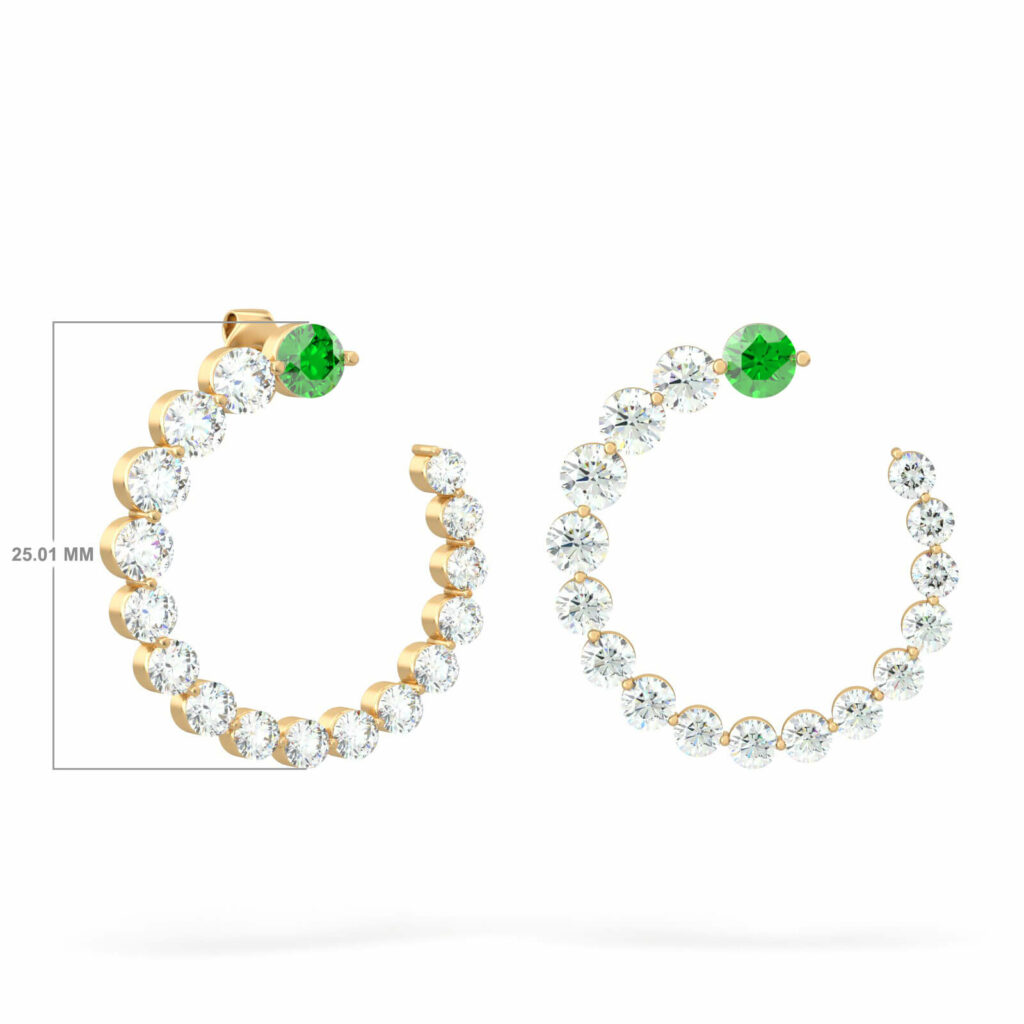 Earring-Imperial-PAIR-EMERALD-Y-SIZE