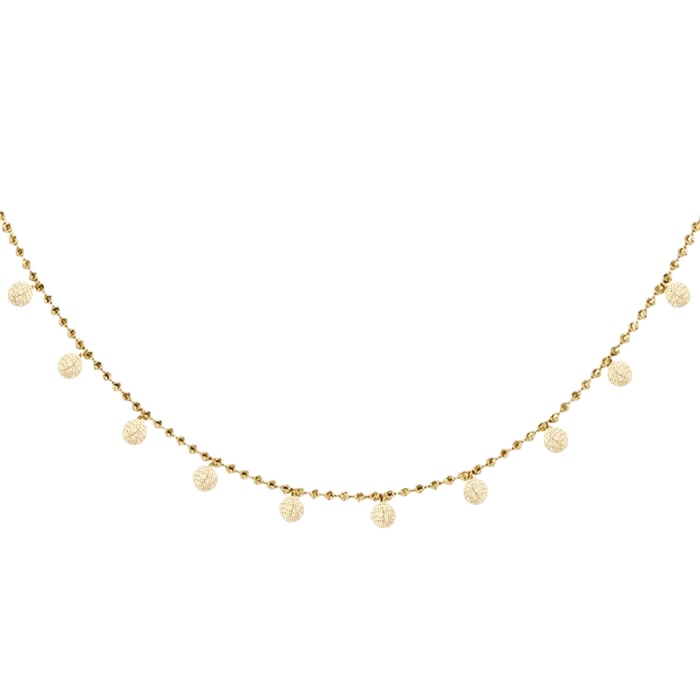 Constellation Droplets Choker - Gold Choker Necklace