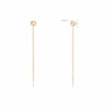 Earring Threader Solitaire - YG - 2