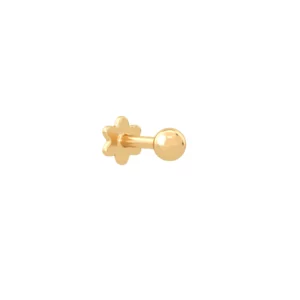 Gold Sphere Piercing - Aquae Jewels - Exquisite Jewelry in 18k Gold & Diamonds | Dubai
