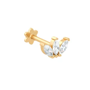 Marquise Triplet Piercing - Aquae Jewels - Exquisite Jewelry