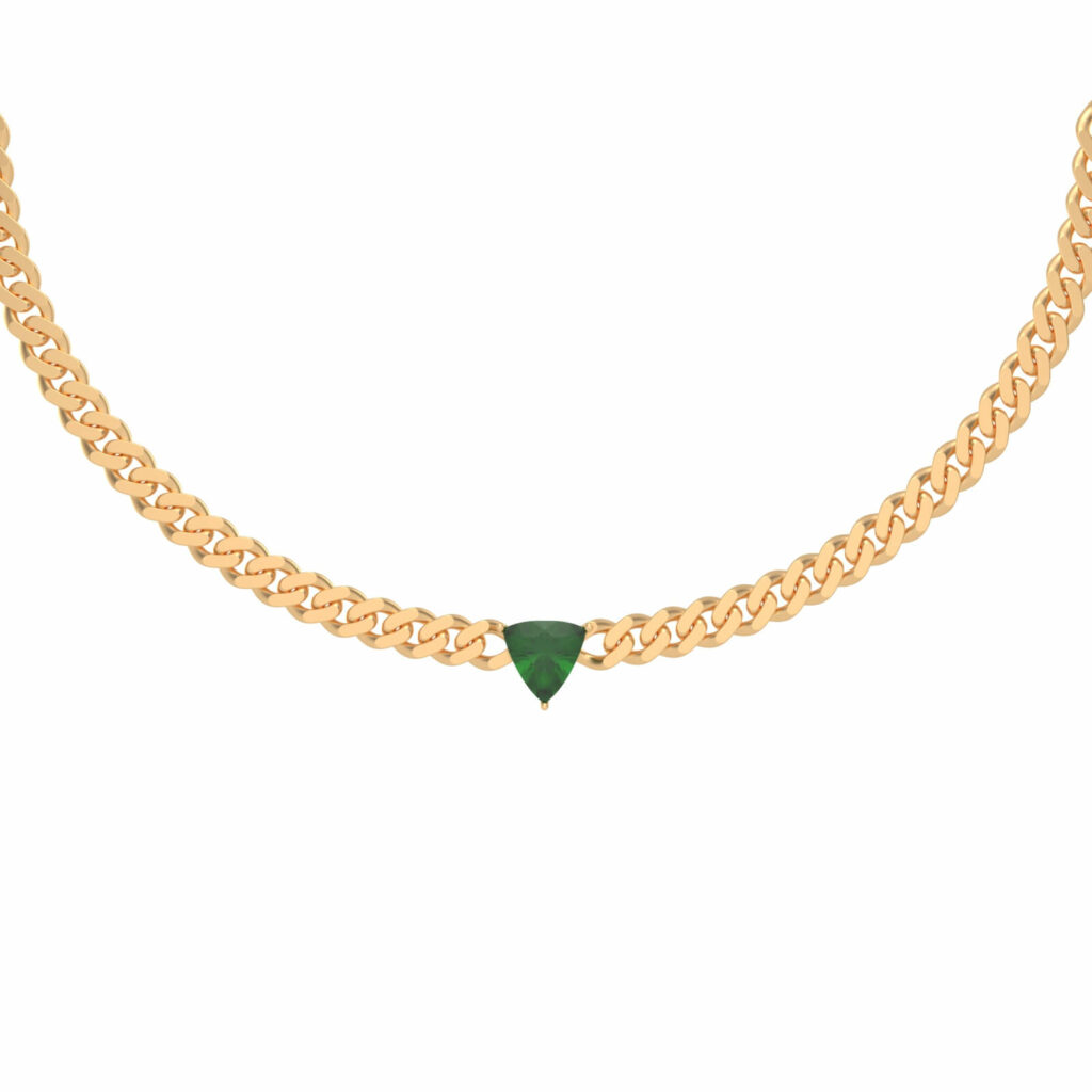 precious-stone-necklace-chic-cuban-link-design