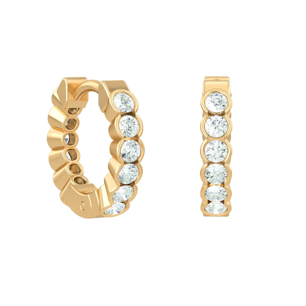 Positano Piercing -yellow gold - Aquae Jewels - Exquisite Jewelry