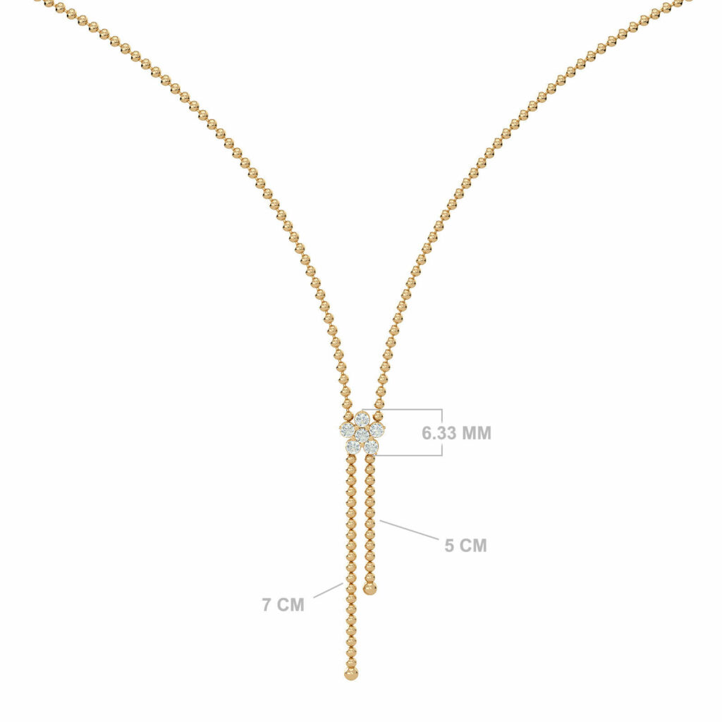 Luxus-Diamant-Halskette-Feenblume-Elixier-18k-Gold