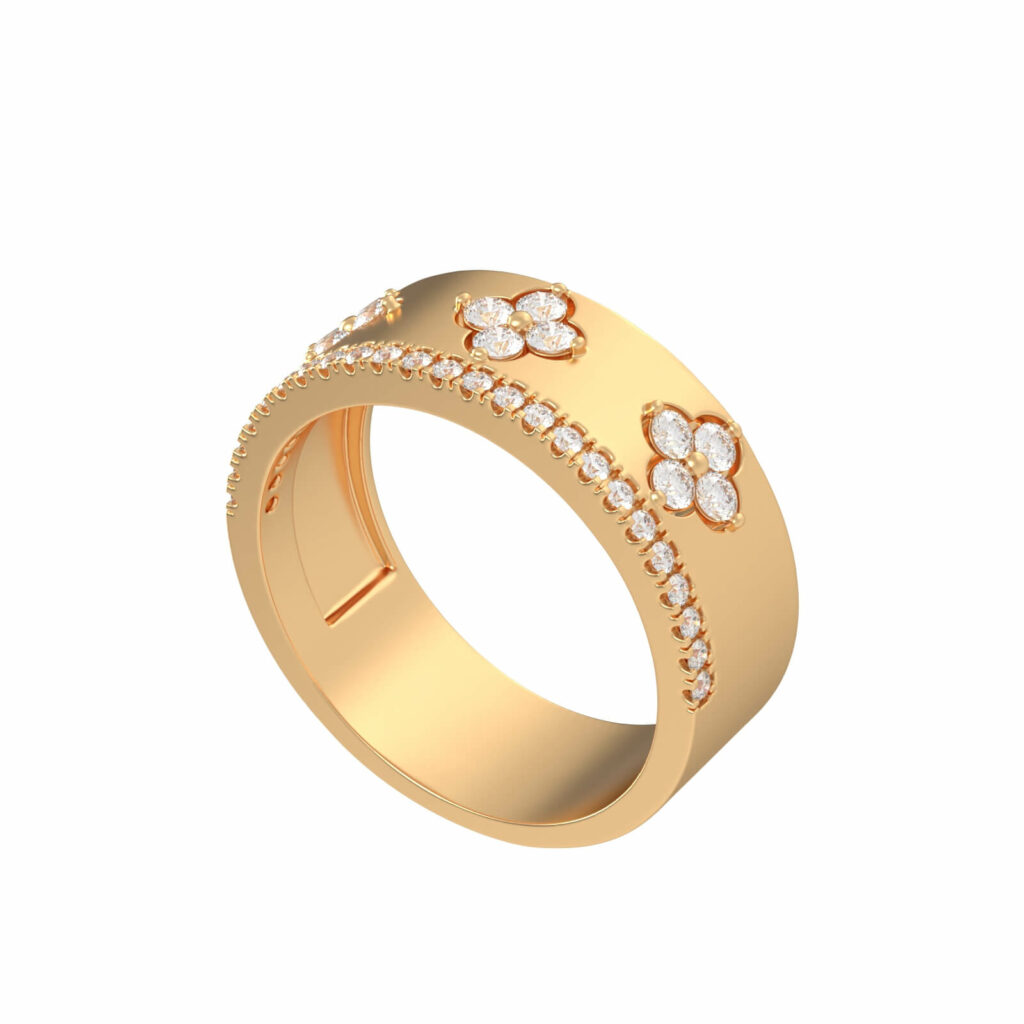 anello amante-fairy-diamond-rich-bold-18k-old