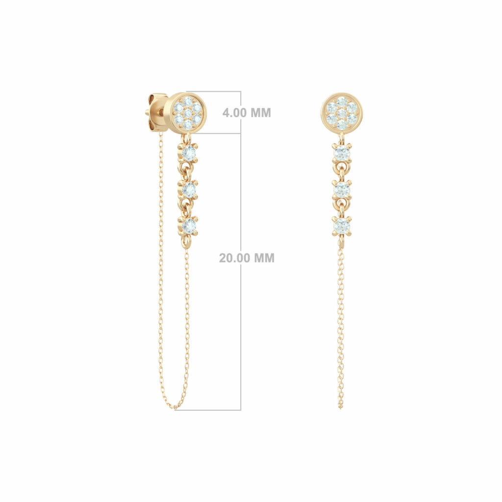 Boucles d'oreilles Margot(Jaune-S)