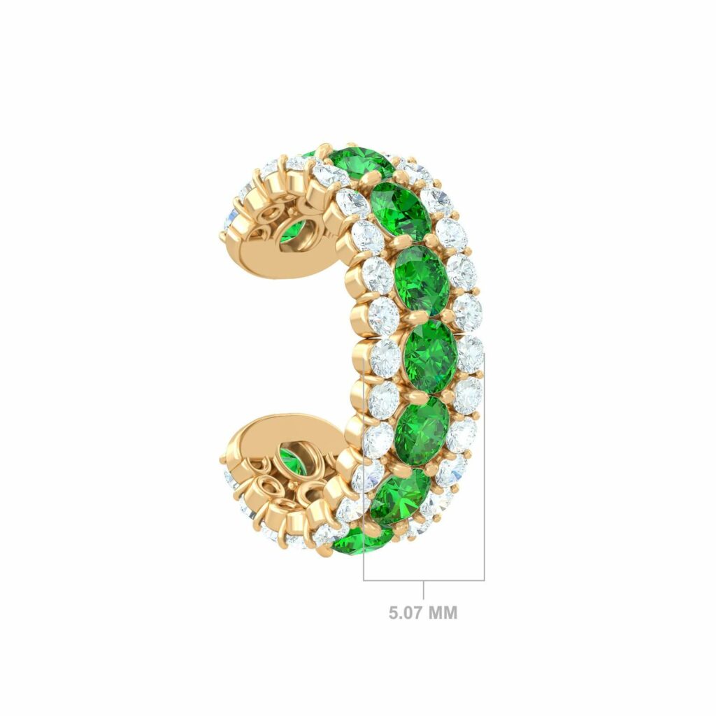 diamond-and-precious-stone-cuff-earring-chic-cuff-earring-18k-gold