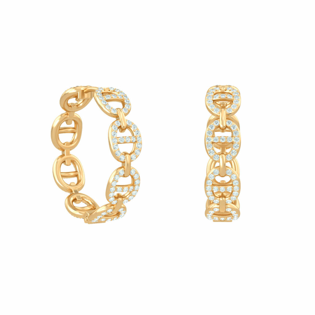 Boucles d'oreilles luxe-diamant-olympia-18k-or